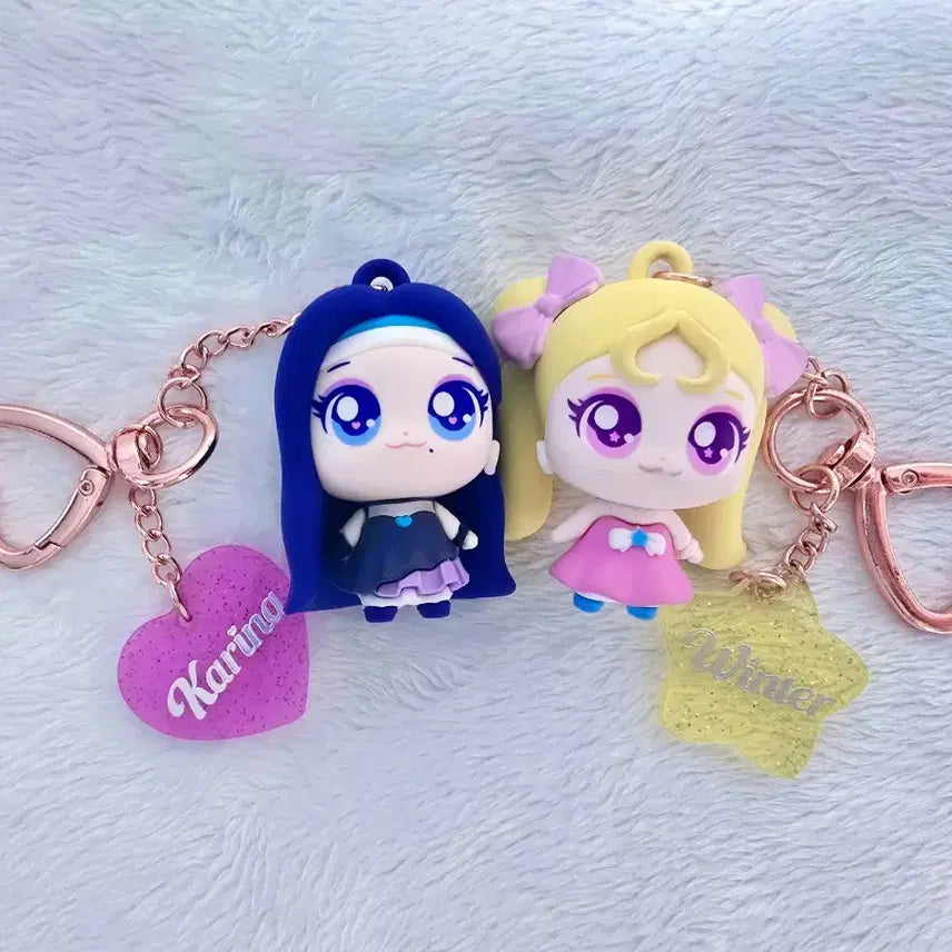 [BUNJANG] Aespa Karina Winter Character Figure Keyring Bundle Set / 에스파 티니핑 카리나핑 윈터핑 피규어키링