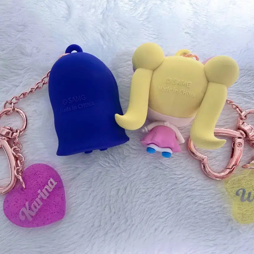 [BUNJANG] Aespa Karina Winter Character Figure Keyring Bundle Set / 에스파 티니핑 카리나핑 윈터핑 피규어키링