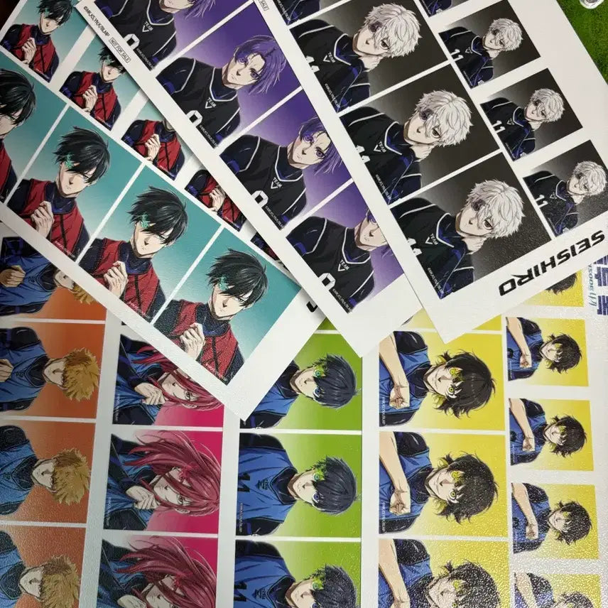 [BUNJANG] Blue Lock The Movie Seishiro Nagi Episode Special Trading Photo Set / 블루록 극장판 나기 세이시로 에피소드 특전 증명사진 세트 레오 이사기 일괄