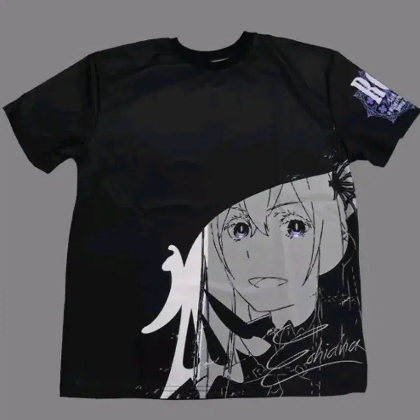 [BUNJANG] Re:Zero Echidna T-Shirt L / 리제로 에키드나 티셔츠