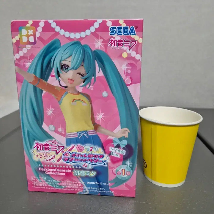 [BUNJANG] SEGA Hatsune Miku Desktop Decorate Ver. Figure / 세가 하츠네 미쿠 피규어
