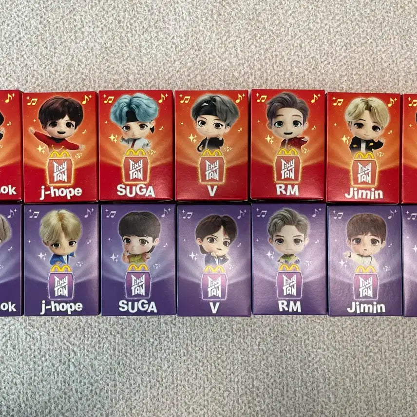 [BUNJANG] BTS TinyTAN Figures 2 Types Full Set (Sealed) / BTS피규어 2종 풀세트(미개봉)