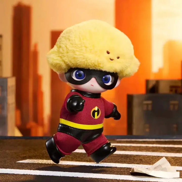 [BUNJANG] Pop Mart DIMOO World x Pixar Series Dash Parr Doll Keychain (New) / (미개봉 새상품) 팝마트 디무 월드 x 픽사 시리즈 인형 키링(Dash Parr)