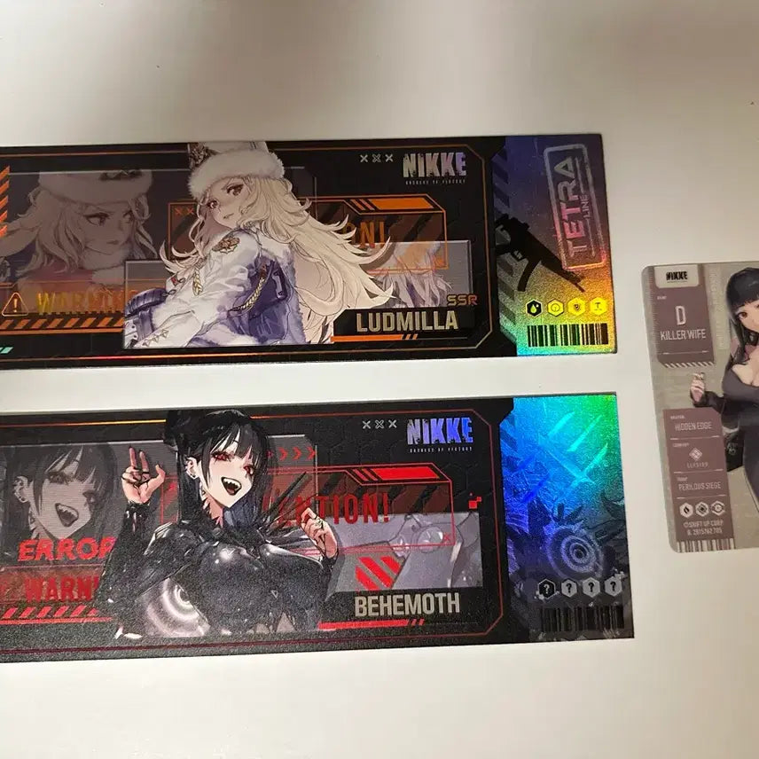 [BUNJANG] NİKE Wafer Card Series 5 Set (Metal Card, Ticket) / 니케 웨하스 카드 5탄,메탈카드,티켓