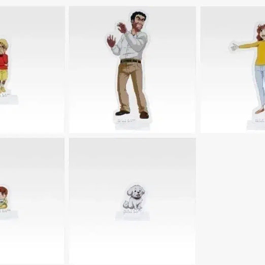 [BUNJANG] Crayon Shin-chan Movie ~The Battle of Supernatural Powers Flying High~ Full Set Acrylic Stand (Sealed) / 미개봉 택포 1.8) 짱구 극장판 E상 아크릴스탠드 전종