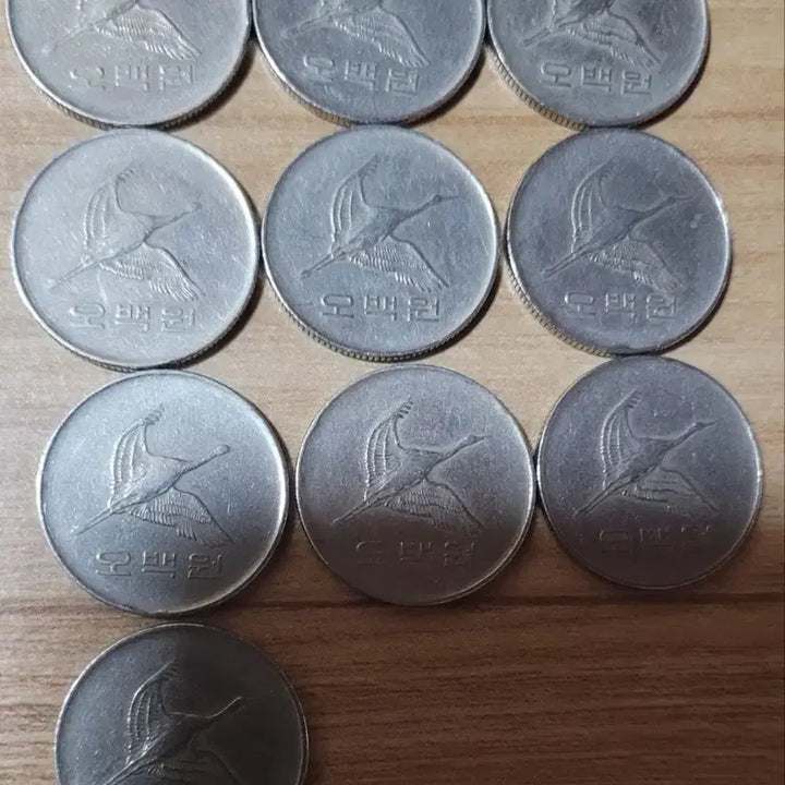 [BUNJANG] 1982 500 Won Coin Bundle (10 pcs) / 1982년 500원 동전 10개