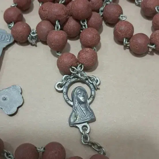[BUNJANG] 1930-1950s Roman Catacumba Terracotta Vintage Rosary / (희귀.수집) 1930~50년대 로마 테라 카타쿰바 빈티지 묵주