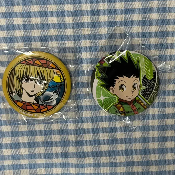 [BUNJANG] Hunter x Hunter Gon &amp; Kurapika Bundle Set Can Badges / (일괄) 헌터헌터 캔뱃지 곤 크라피카 굿즈