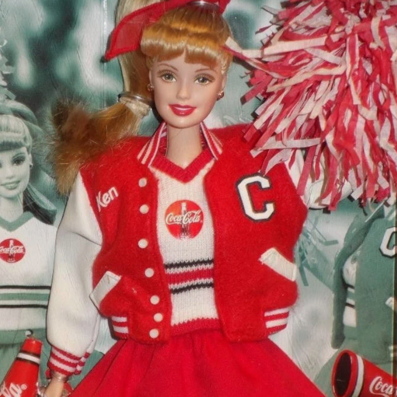 [BUNJANG] Coca-Cola Barbie Collector Edition Cheerleader Doll (Mattel 25378) - Sealed / 미개봉 코카콜라 바비 Collector Edition 25378 한정판 컬렉터