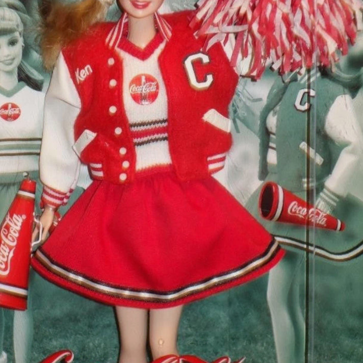 [BUNJANG] Coca-Cola Barbie Collector Edition Cheerleader Doll (Mattel 25378) - Sealed / 미개봉 코카콜라 바비 Collector Edition 25378 한정판 컬렉터