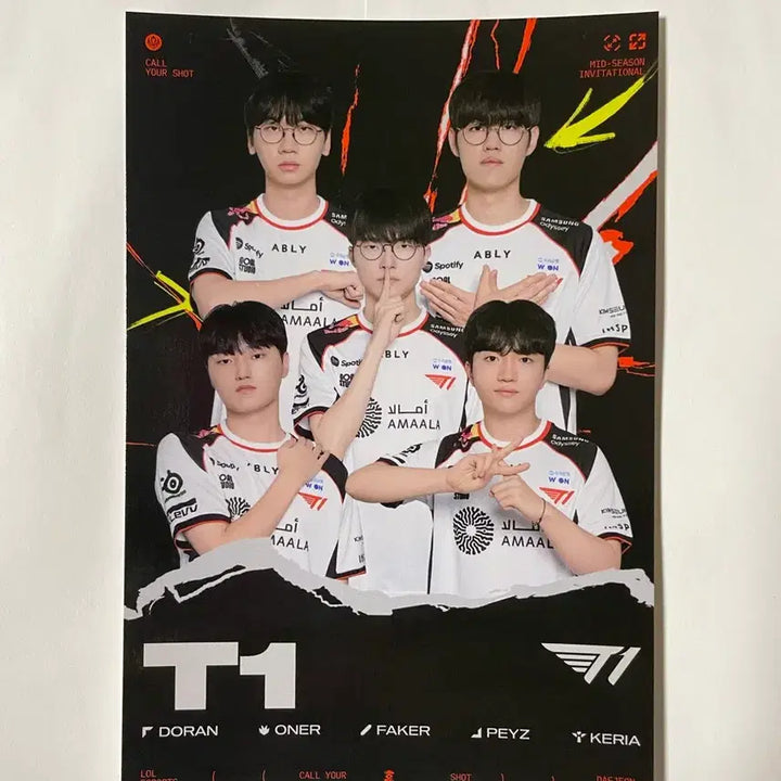 [BUNJANG] MSI Fan Festa T1 Doran Oner Faker Peyz Keria Merch / MSI 팬페스타 티원 T1