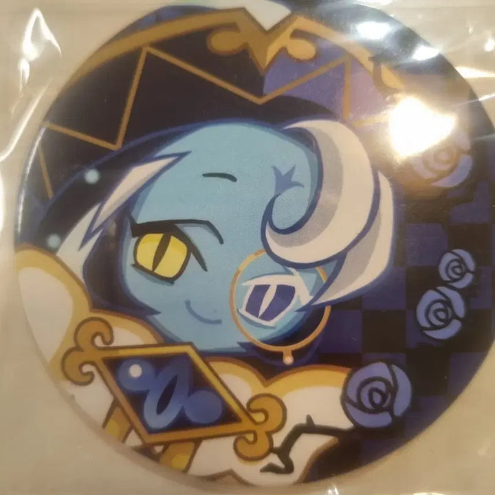 [BUNJANG] Cookierun Shadowmilk Cookie Pin Button Can Badge / 쿠키런 비공굿 쉐밀 핀버튼 쉐도우밀크 쿠키 캔뱃지