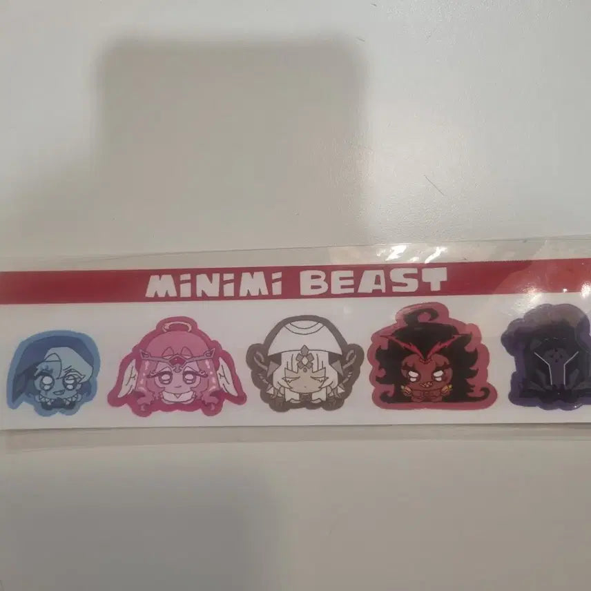 [BUNJANG] Cookie Run Mini Beast Sticker Set / 쿠키런 비공 미니미 비스트 스티커 쉐밀 이슈 미플