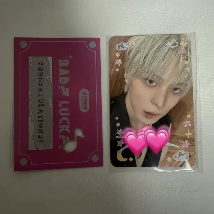 [BUNJANG] ATEEZ Golden Hour: Part. 5 GOOD BOY LUCKYSALE Yunho Photocard / 에이티즈 골든아워5 배드 공방 럭드 윤호 포토카드