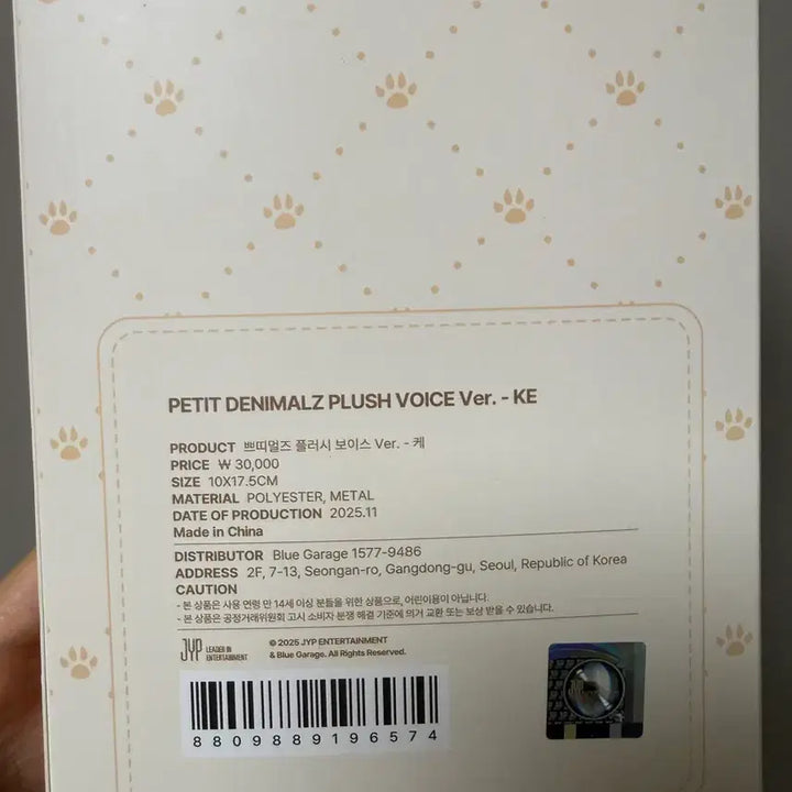 [BUNJANG] DAY6 Petit Merz Voice Doll (KE) / 데이식스 쁘띠멀즈 보이스인형(케)