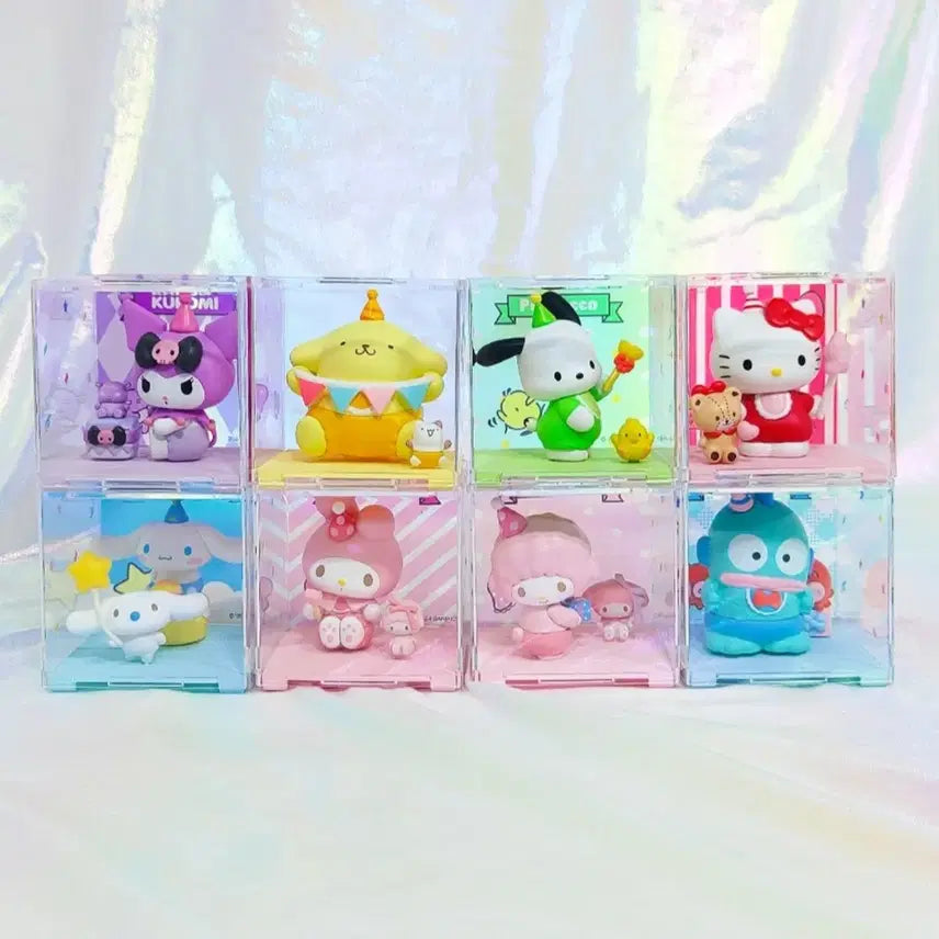 [BUNJANG] Sanrio Characters Celebration Series Kuromi &amp; Piano Bundle Set / 일괄) 산리오 축하 시리즈 랜덤 피규어 쿠로미 마이스윗피아노