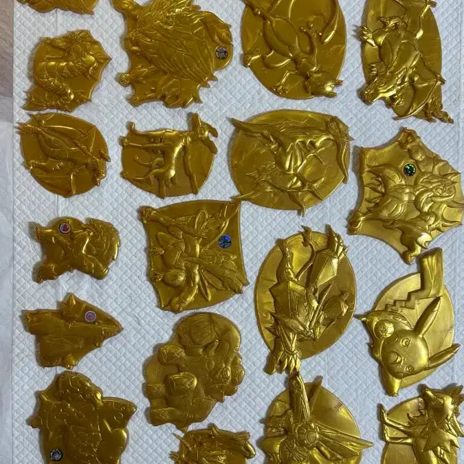 [BUNJANG] Pokemon Gold Medal Set (6 Types) / 포켓몬 골드 메달 6종 세트