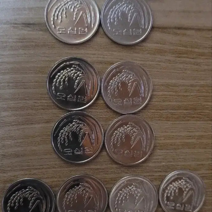[BUNJANG] Set of 50 Won Coins (Various Years) / 50원 동전 세트