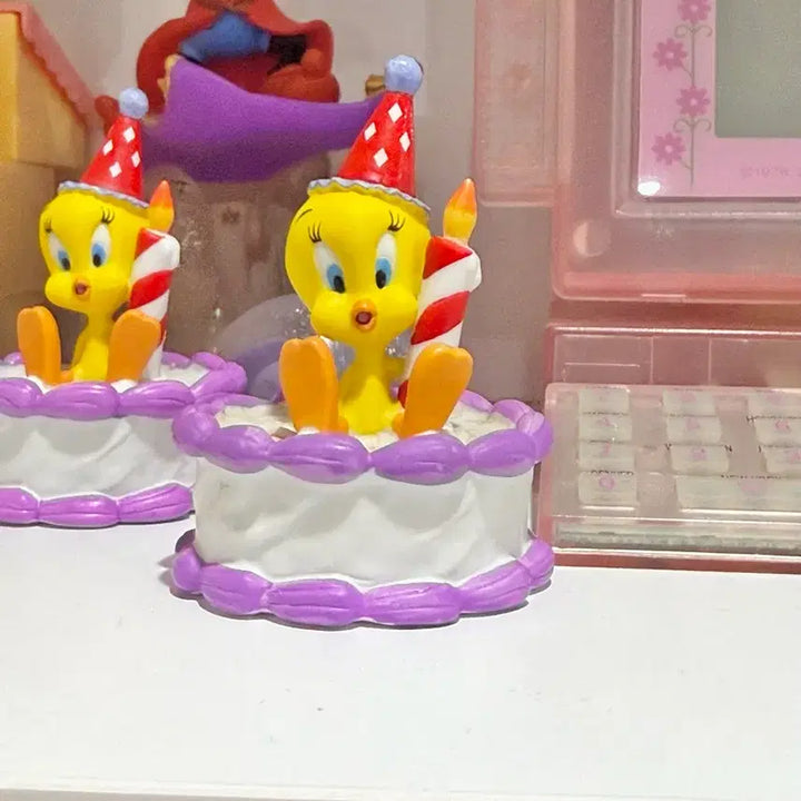 [BUNJANG] Looney Tunes Tweety Cake Figure / 루니툰 트위티 케이크 피규어 생일