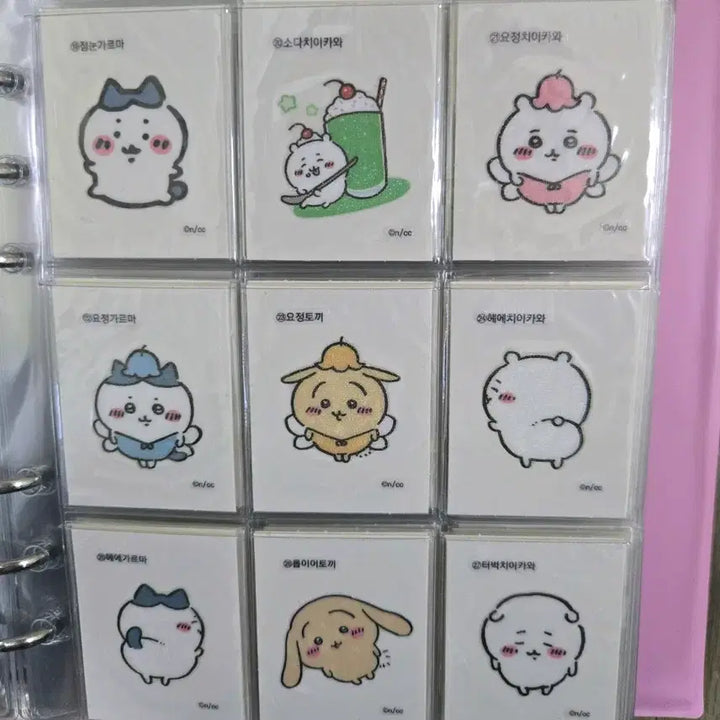 [BUNJANG] Cheekawaii Retro Stickers (Set 1 &amp; 2) - 66 Types / 치이카와 먼작귀 레트로 띠부씰 66종(1탄,2탄)