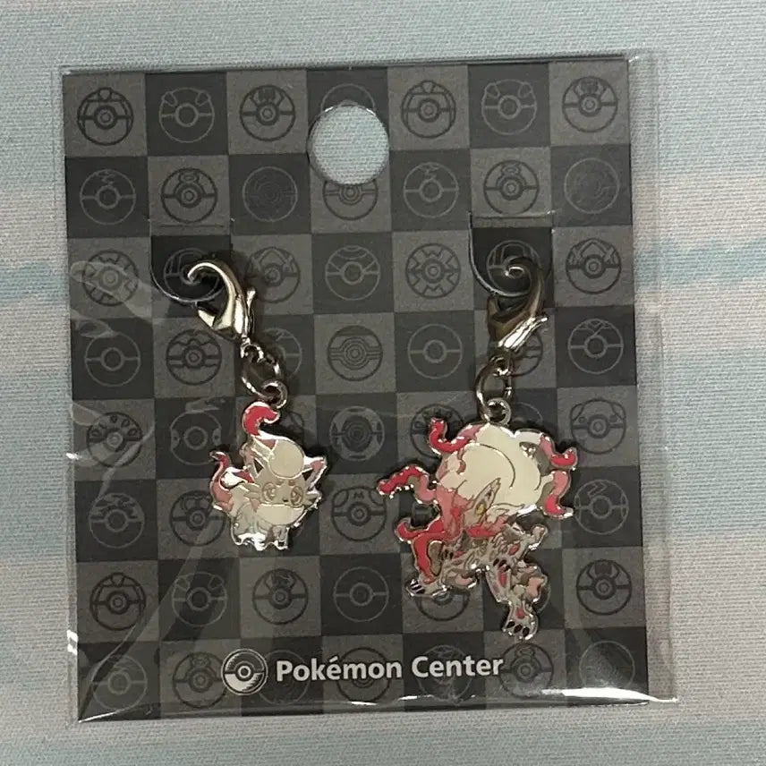 [BUNJANG] Hisuian Zoroark &amp; Hisuian Zoroark Metal Charm Set / [전국도감 메탈참]히스이조로아, 히스이조로아크