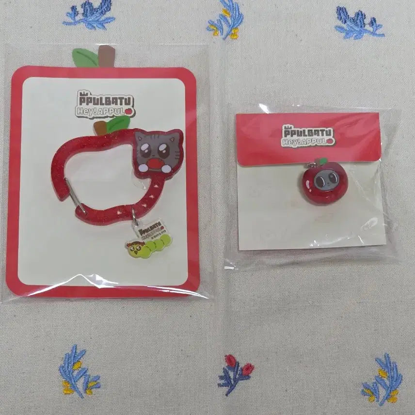 [BUNJANG] Apple Batoo Dakonyang Mini Keyring + Carabiner / 애뿔바투 애플 다고냥 미니키링+카라비너