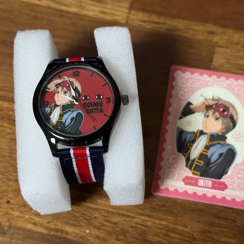 [BUNJANG] Gintama Sougo Okita Character Wristwatch / 은혼 손목시계 오키타 소고 양도