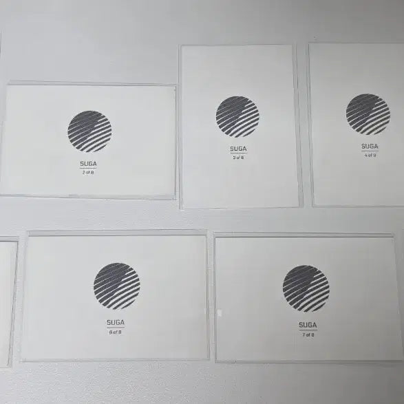 [BUNJANG] BTS Wings Tour Mini Photocard Suga Set / 방탄소년단 bts 슈가 포카 양도 윙콘 윙즈 미니포카
