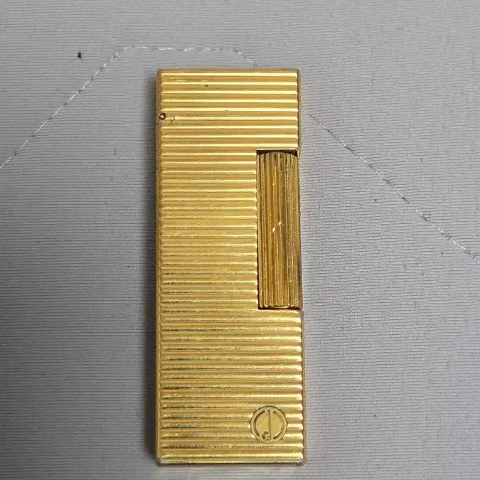 [BUNJANG] Dunhill Gold Plated Lighter with Leather Case / 던힐 금장 라이터