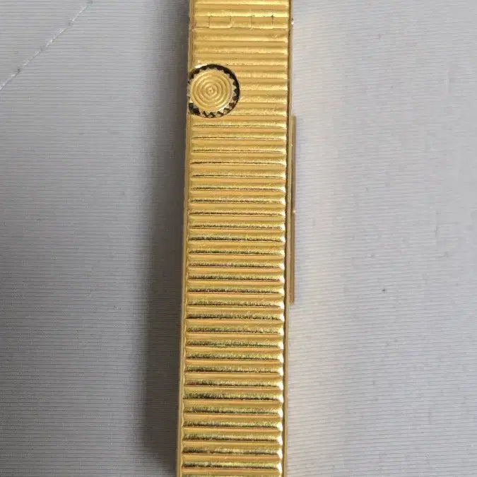 [BUNJANG] Dunhill Gold Plated Lighter with Leather Case / 던힐 금장 라이터