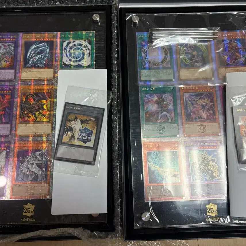 [BUNJANG] Yu-Gi-Oh! 25th Anniversary Unity &amp; Plasid Uncut Sheet (Card) Set (Unsealed) / (25주년) 유희왕 유니티, 프라시드 언컷시트(카드)세트 단순 개봉 세트 판매