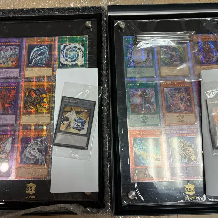 [BUNJANG] Yu-Gi-Oh! 25th Anniversary Unity &amp; Plasid Uncut Sheet (Card) Set (Unsealed) / (25주년) 유희왕 유니티, 프라시드 언컷시트(카드)세트 단순 개봉 세트 판매