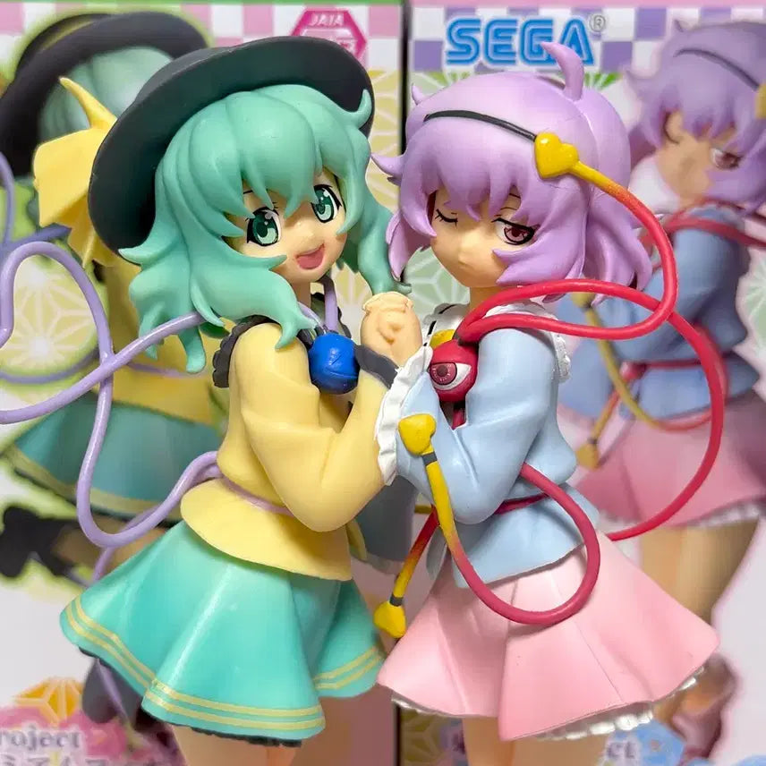[BUNJANG] Touhou Project Koishi Komeiji &amp; Satori Figure (Rare) / 동방 프로젝트 코메이지 코이시 &amp; 사토리 피규어 / 희귀매물