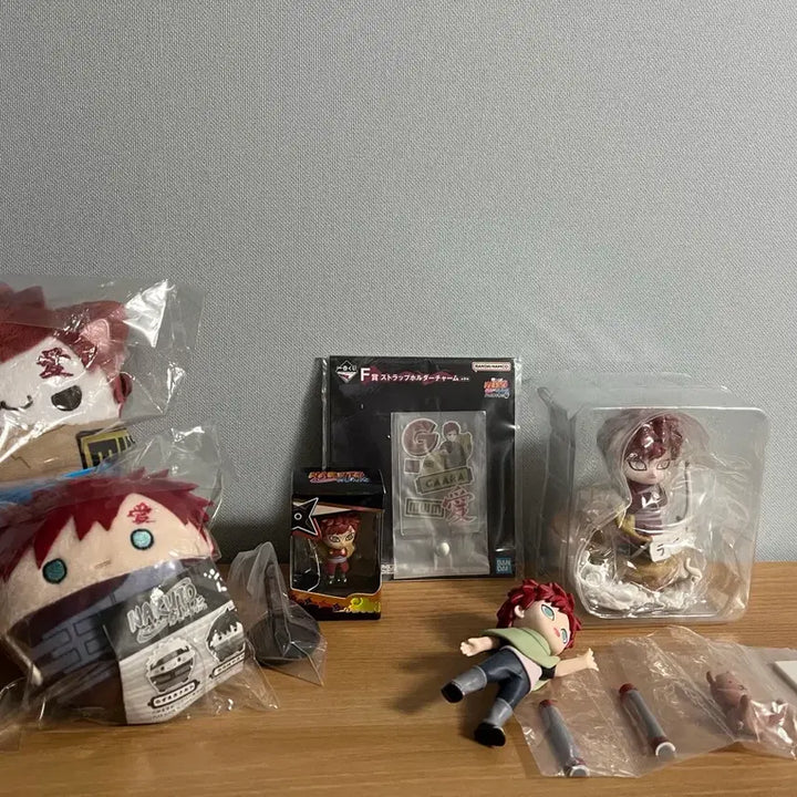 [BUNJANG] Naruto Gaara Doll Figure Goods Bundle Set / (일괄판매) 나루토 가아라 인형 피규어 굿즈 세트