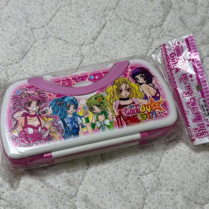[BUNJANG] Candy Girls Character Pencil Case / 고전문구 캔디걸스 캐릭터 필통