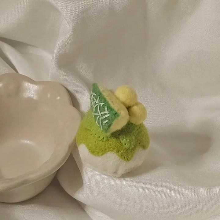 [BUNJANG] Handmade Melon Bingsu Plush / 핸드메이드 메론빙수 인형 | 펠트 디저트