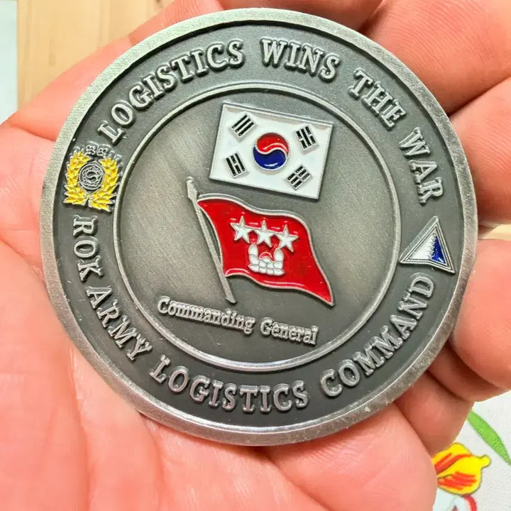 [BUNJANG] Republic of Korea Army Ordnance Support Command Coin / 육군 군수사령부 코인,메달,상태굿,직경60mm