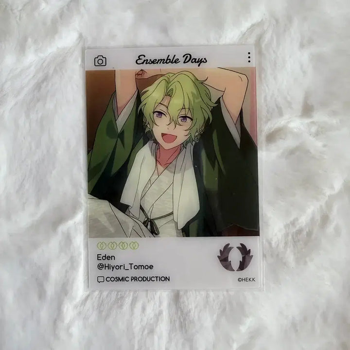 [BUNJANG] Ensemble Stars Emoca Vol. 2 Tomoe Hiyori Eden Eve Clear Card / 앙스타 에모카 2탄 토모에 히요리 에덴 이브 클리어카드 클카 인스타풍 카드