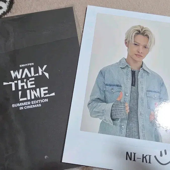[BUNJANG] Enhypen Sunoo WALK THE LINE Summer Edition Photocard Polaroid / 엔하이픈 WALK THE LINE 썸머 에디션 포토카드 니키 웤더라인 폴라로이드
