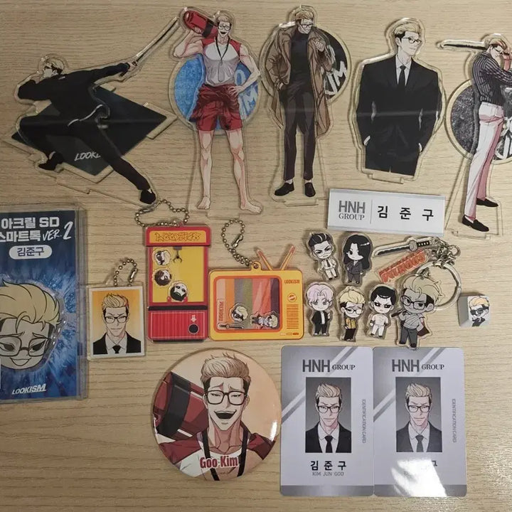 [BUNJANG] Lookism Kim Gook-Joo Bundle Set / 외지주 굿즈(김준구 위주)