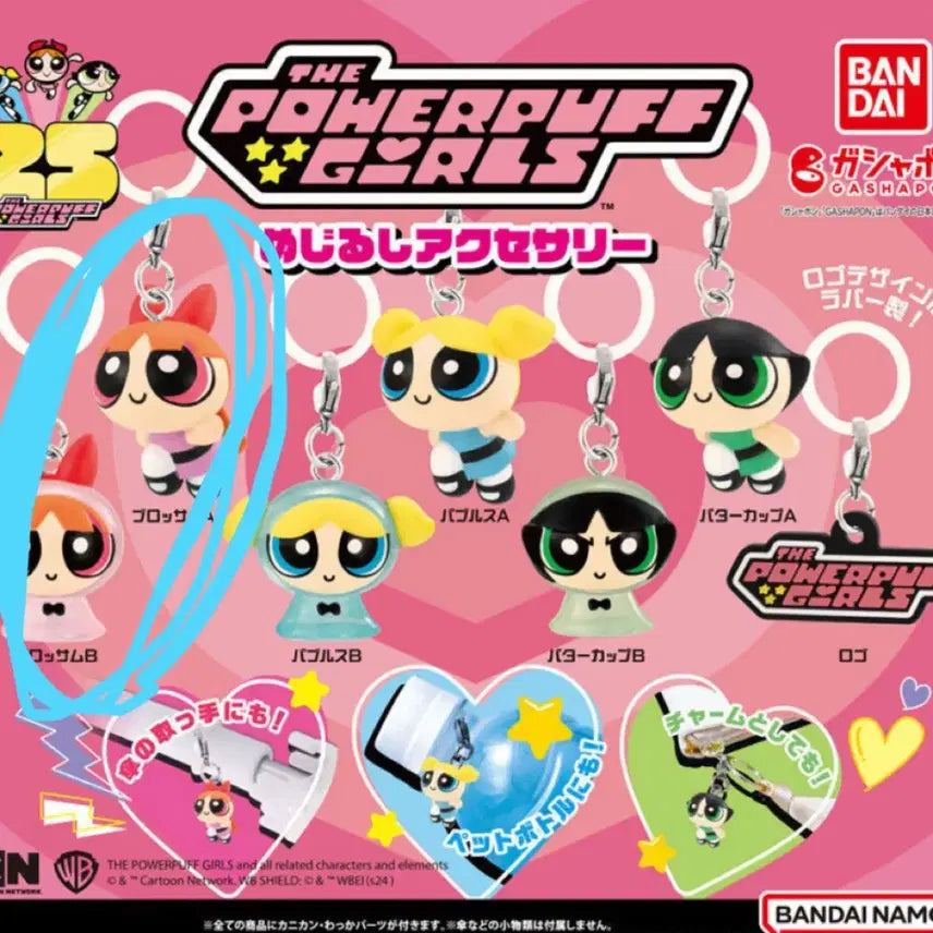 [BUNJANG] Powerpuff Girls Mejirushi Set Blossom (1st Edition) / 가챠 파워퍼프걸 메지루시 1탄 블로썸