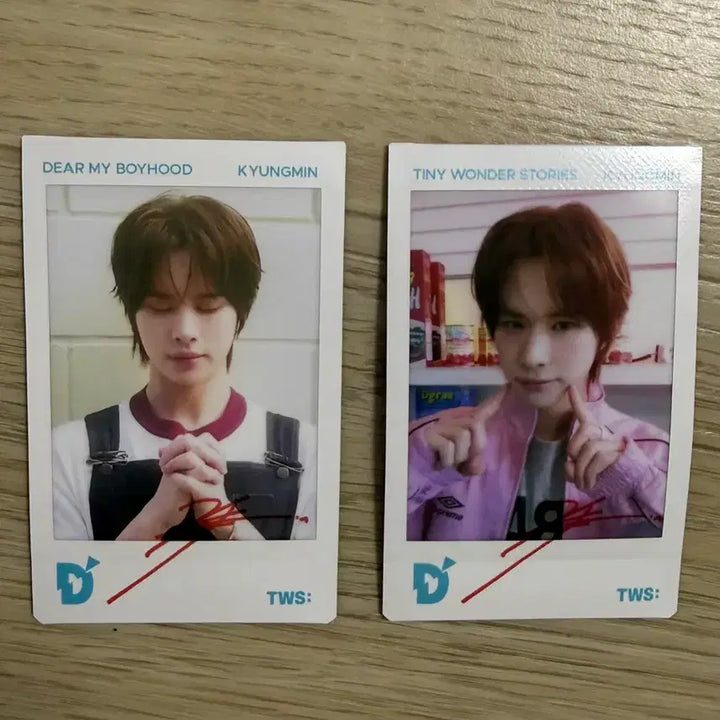 [BUNJANG] TWS DIACON Japan Popup Kyungmin Signed Polaroid / 투어스 디아이콘 일본 팝업 경민 싸인 폴라로이드