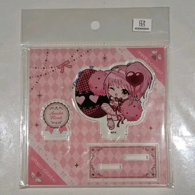 [BUNJANG] Shugo Chara Amu Shugo Character Acrylic Stand (Amulet Heart) - Sealed / [미개봉] 캐릭캐릭체인지 아무 수호캐릭터 아크릴 스탠드 (애뮬렛 하트)