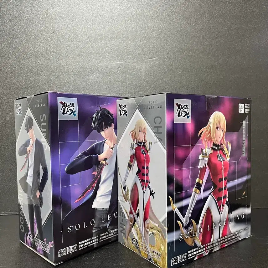[BUNJANG] Solo Leveling Sung Jinwoo Cha Hae-in X-ROS Figure (Sealed) / 미개봉 나혼자만레벨업 성진우 피규어 차해인 피규어 엑스로스 피규어
