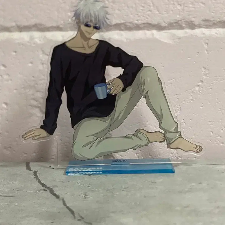 [BUNJANG] Jujutsu Kaisen Satoru Gojo Relax Acrylic Stand / 주술회전 고죠 사토루 릴렉스 휴식 아크릴 스탠드
