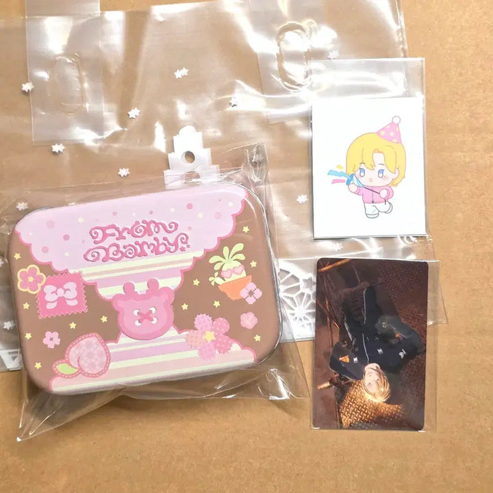[BUNJANG] PLAVE Bambi Birthday Cookie Tin Case Set - Noah Lucky Draw Photocard &amp; Sticker / PLAVE 플레이브 십카페 밤비 생일쿠키 틴케이스- 노아 럭드포카,스티커