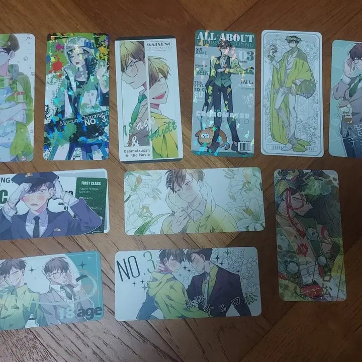 [BUNJANG] Osomatsu-san Choromatsu Matsuno Card Set / 오소마츠상 마츠노 쵸로마츠 카드텍 일괄