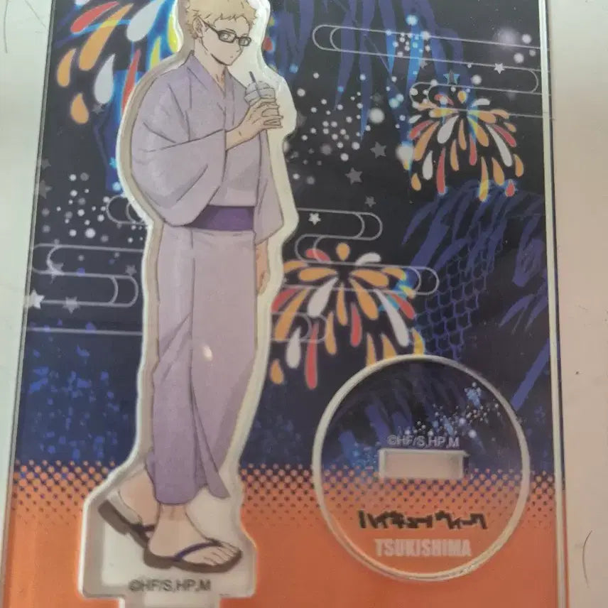 [BUNJANG] Haikyuu!! Tsukishima &amp; Yamaguchi Festival Yukata Acrylic Stand Bundle Set / 하이큐 츠키시마 야마구치 마츠리 유카타 아크릴