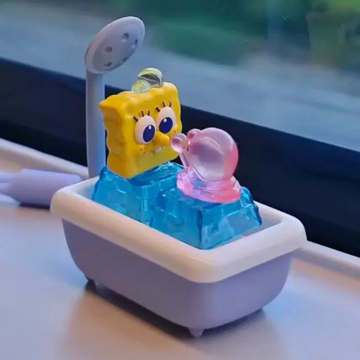 [BUNJANG] SpongeBob SquarePants Bikini Bottom Bubble Bath Keycap / 스폰지밥 키캡 비키니시티 버블 목욕 욕조 키캡