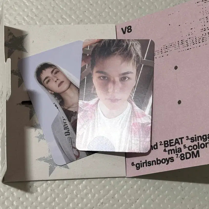 [BUNJANG] Seventeen V8 Weverse Ver. Vernon Photocard / 세븐틴 V8 위버스반_버논
